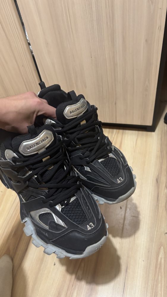 Balenciaga Track 1.0 Black&Silver