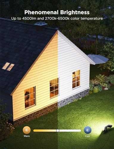 Нов IP66 Водоустойчив Govee Външен Прожектор с Музикални Ефекти