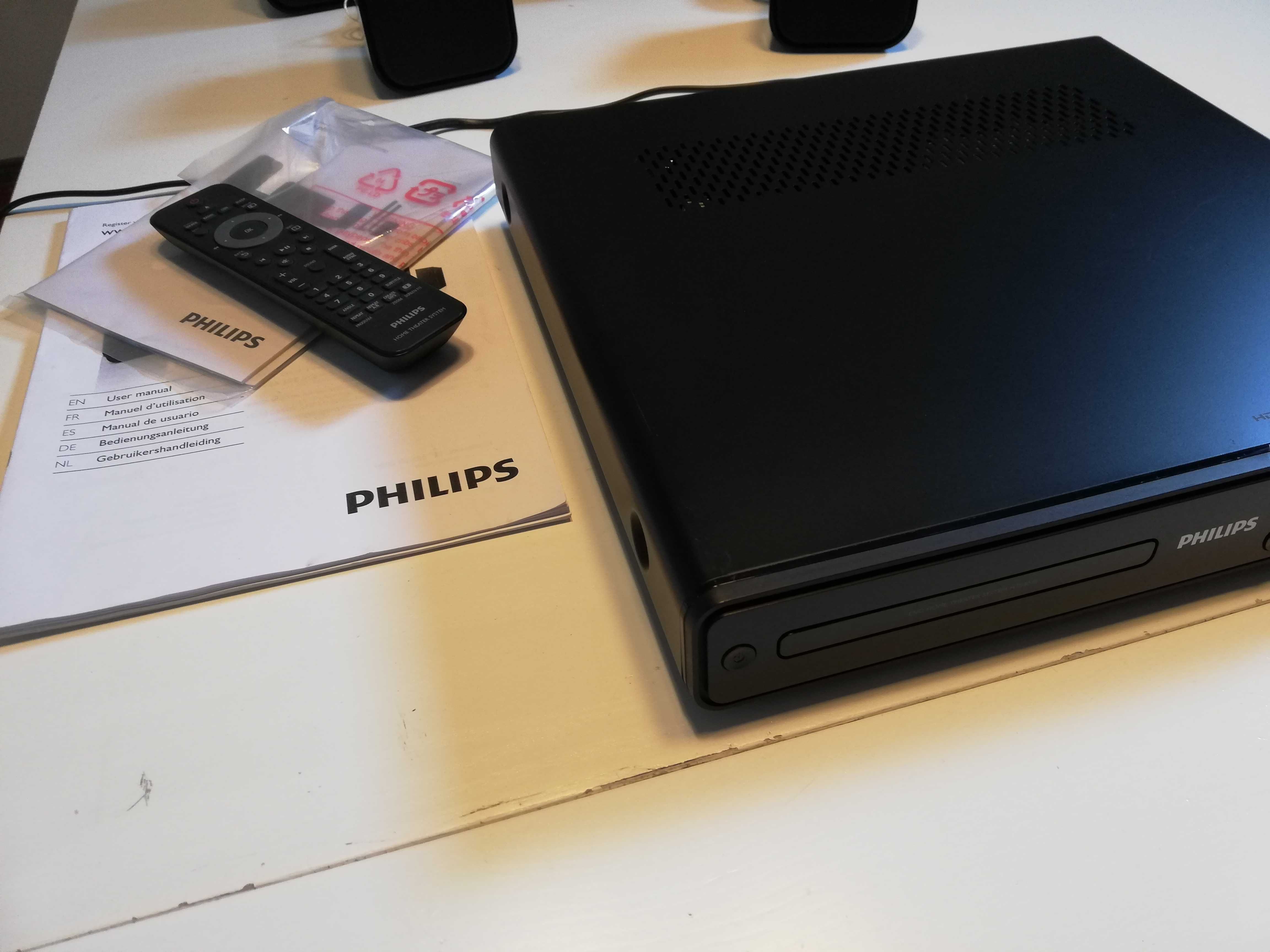PHILIPS  HTS 3270 - Sistem Home Theater 5.1 (DVD/Amplif/Boxe)- ca Nou