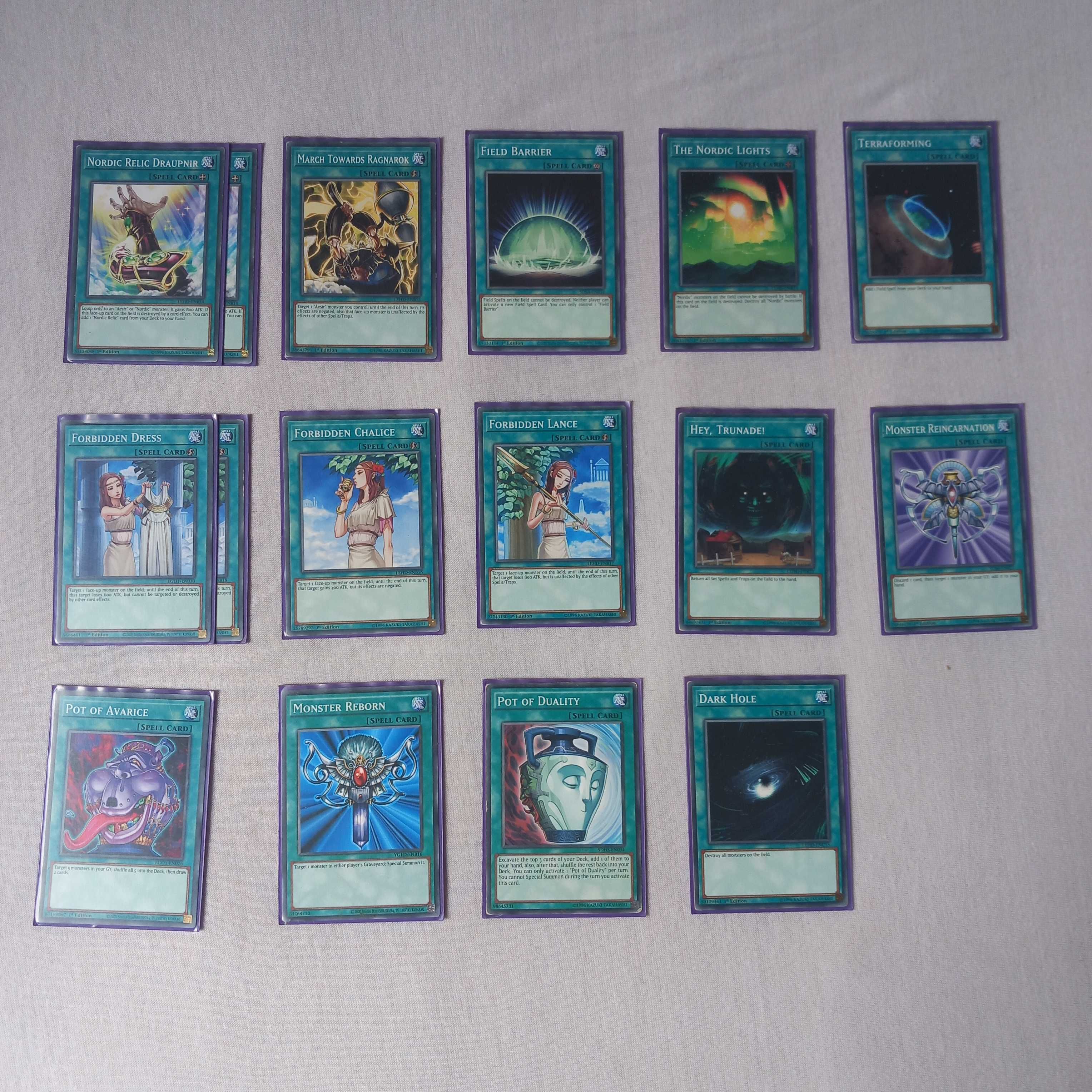 Yu-Gi-Oh: Nordic Deck + Bonus Cards