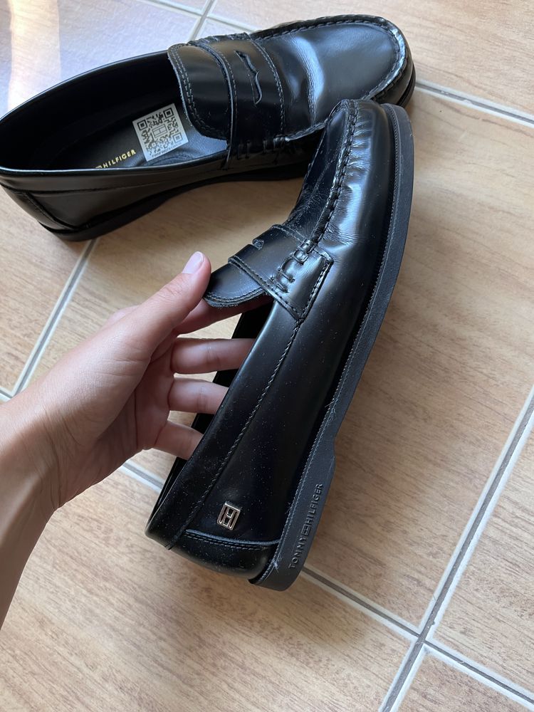 Дамски Кожени мокасини Tommy Hilfiger TOMMY ESSENTIAL MOCCASSIN