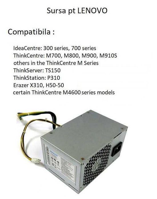 Vand PSU/Sursa pt Lenovo model SP50A36167 !! Ca Noua !! la 100lei