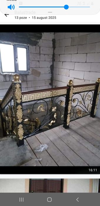 Balustrada din fier forjat