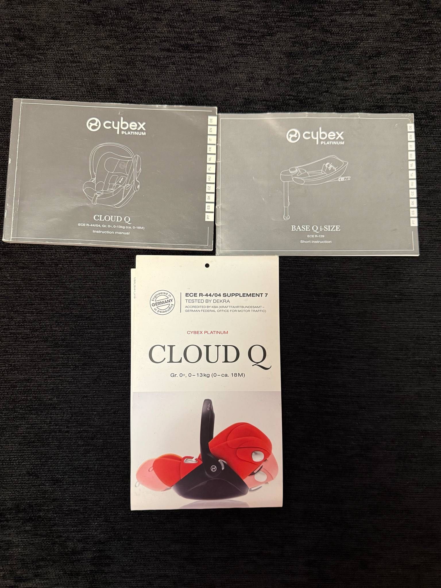 Cybex кошница cloud Q и база Q - I size