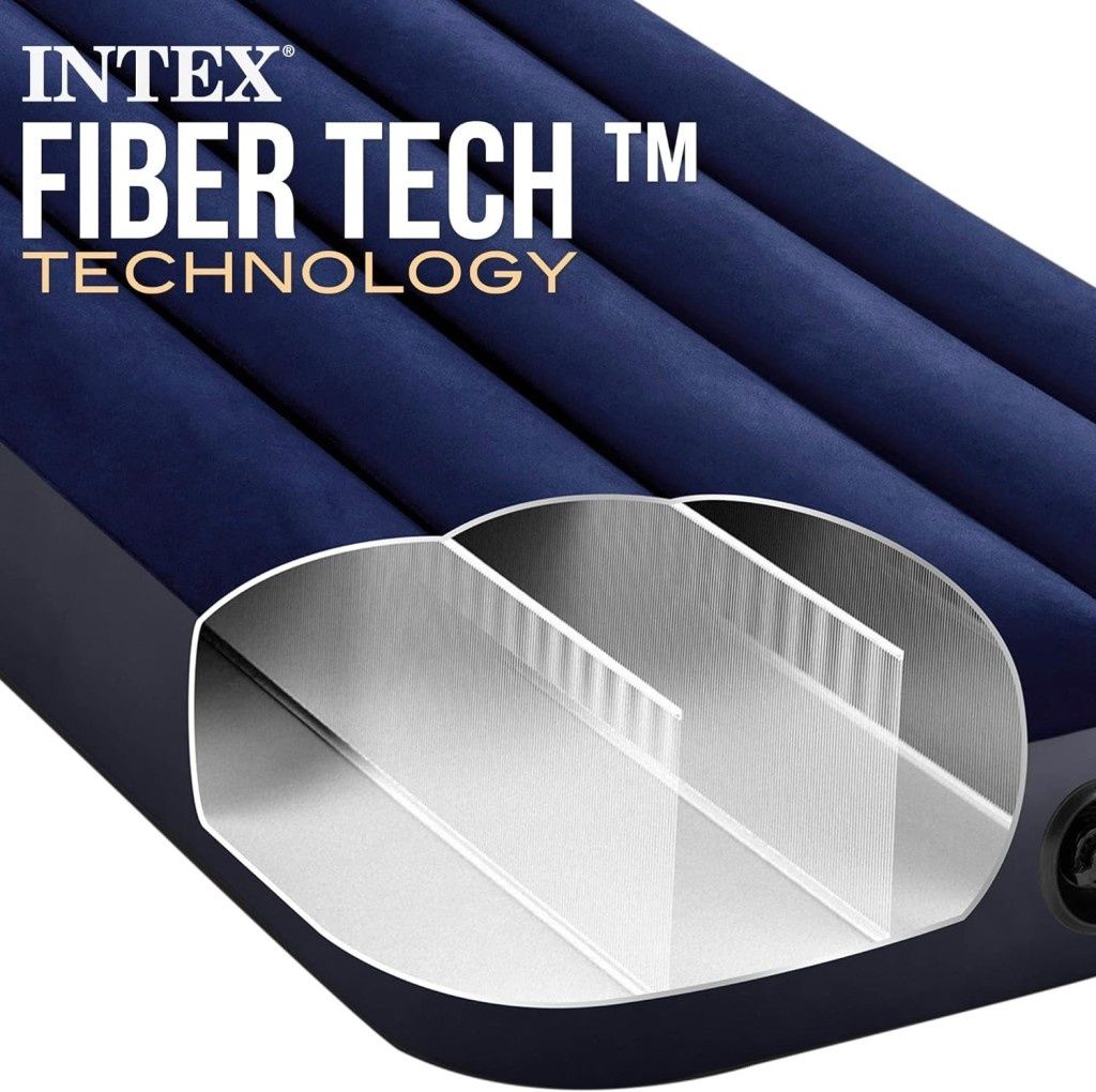 Надуваем матрак Intex 64756