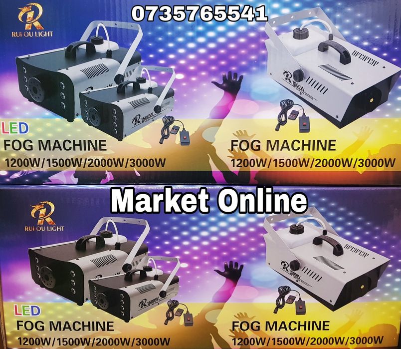 Aparat de fum 400W 600W 900W cu led-uri Fogger telecomanda wifi