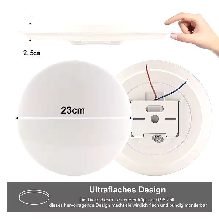 Plafoniera 36W RGB LED cu efect de cer instelat cu telecomanda