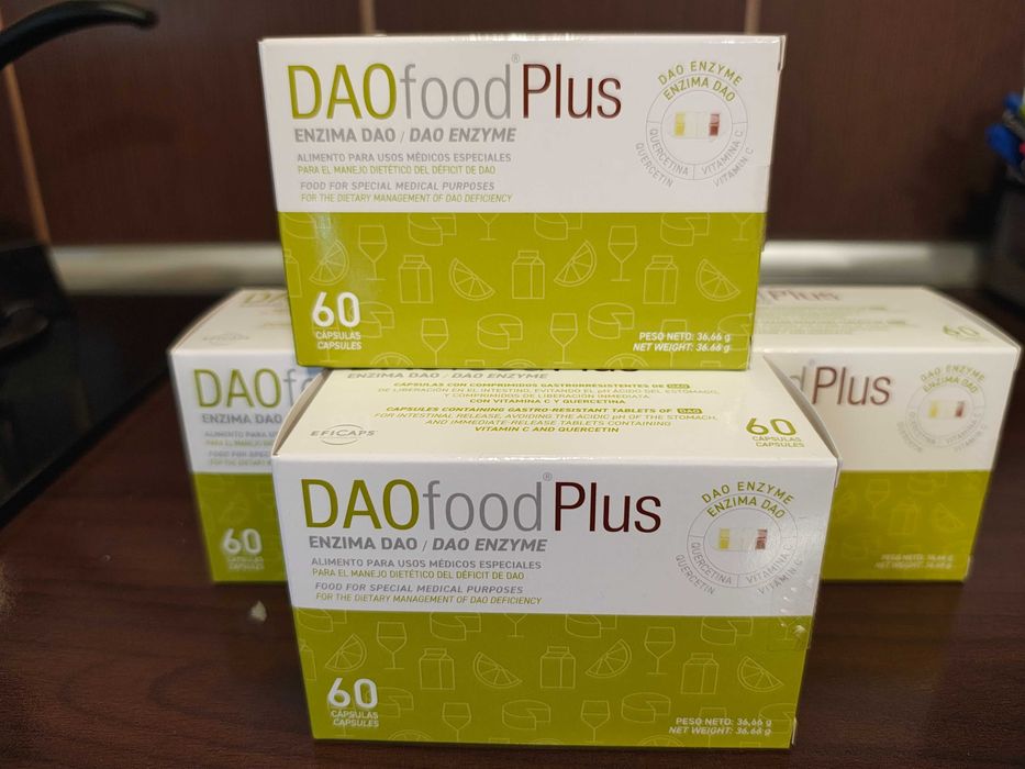 DAOfood Plus 60 capsule pentru intoleranta la Histamina