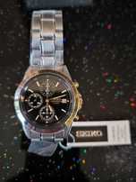 Seiko SBTQ043 Кварцов Хронограф  Чисто  нов.