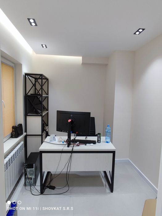 Офис 2 комнаты 50м² Кушбеги Башлык Аэропорт 1 линя вдоль дороги