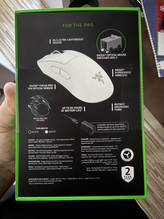 Mouse Gaming Razer Deathdder V3Pro