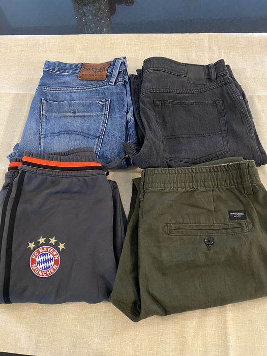 Blugi Tommy Hilfinger, Brax, pantaloni C&A, pantaloni trening Adidas