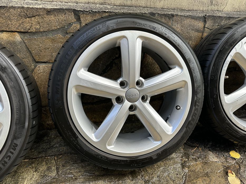 Audi джанти 18” SLine с гуми Michelin Pilot Sport 4 / 225/45/18 /5x112