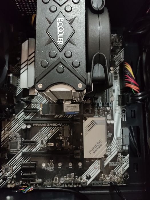 Core i7 10700f+Z490Asus+16gb 3200mhz DDR4+cooler башня