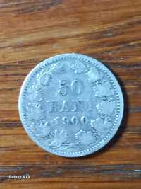 Vând moneda de 50 bani ani 1900
