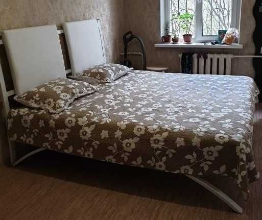 Двуспальная металлическая усиленная кровать Невада. Доставка бесплатно