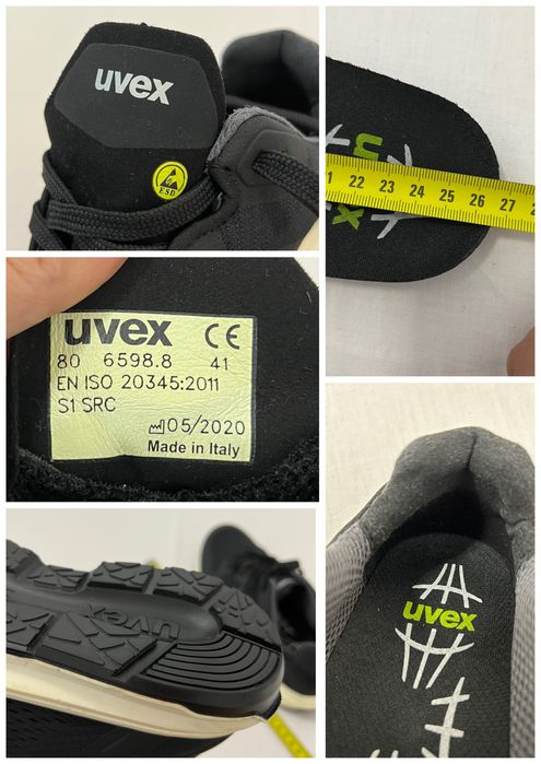 Ghete UVEX (41 26.5cm barbat) bombeu metalic incaltaminte