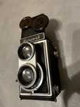 Aparat Foto Vintage Meopta Flexaret + Husă Originală din Piele