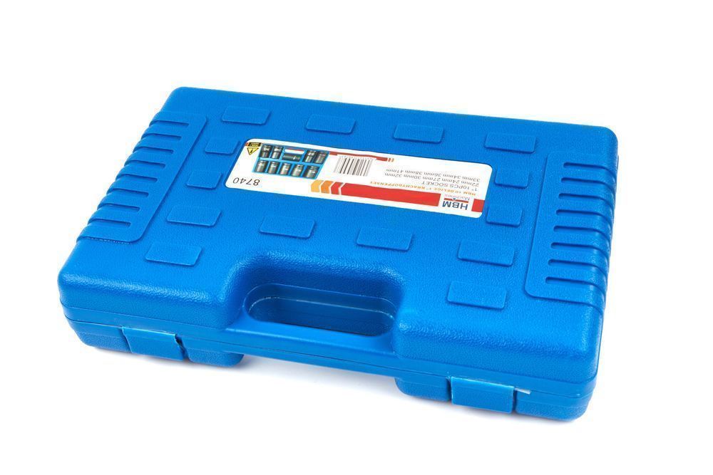 Trusa chei tubulare de impact lungi 1'' 22-41 mm 10 piese