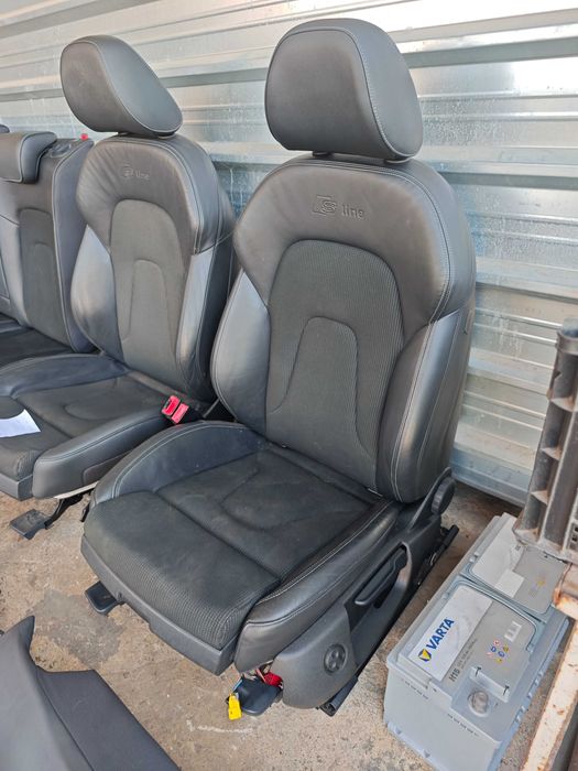 ТОП! S-Line кожен салон Audi A4 A5 8K 8T кожа и плат н696
