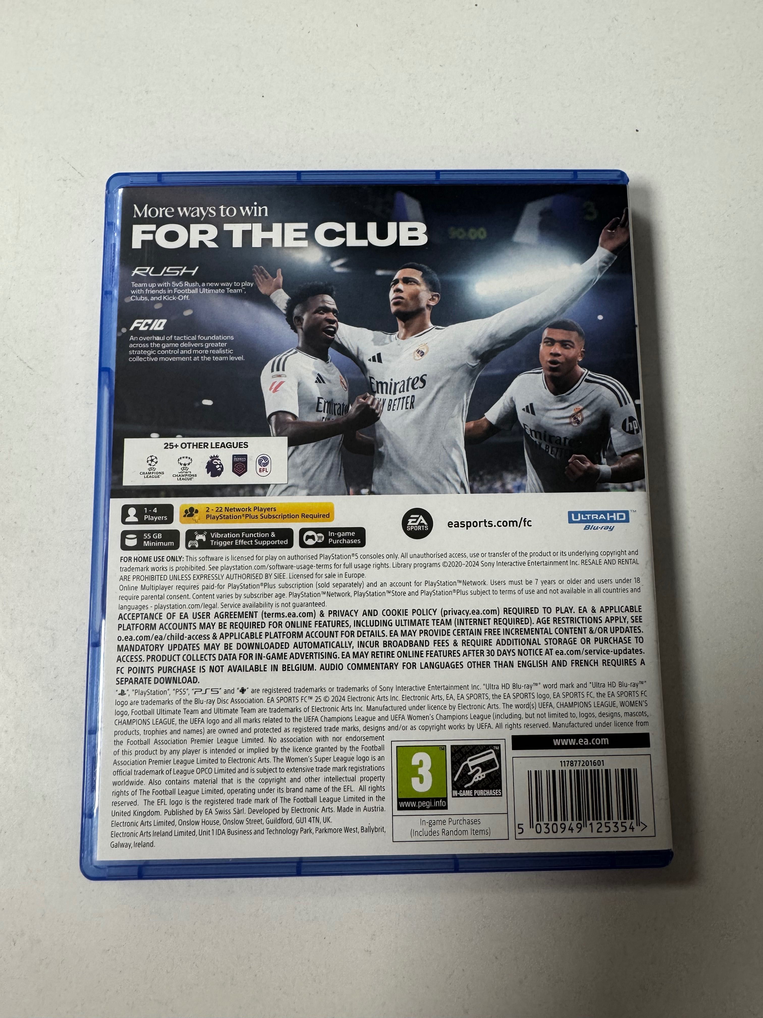 FC 25 (FIFA 25) за PS5 / Плейстейшън 5