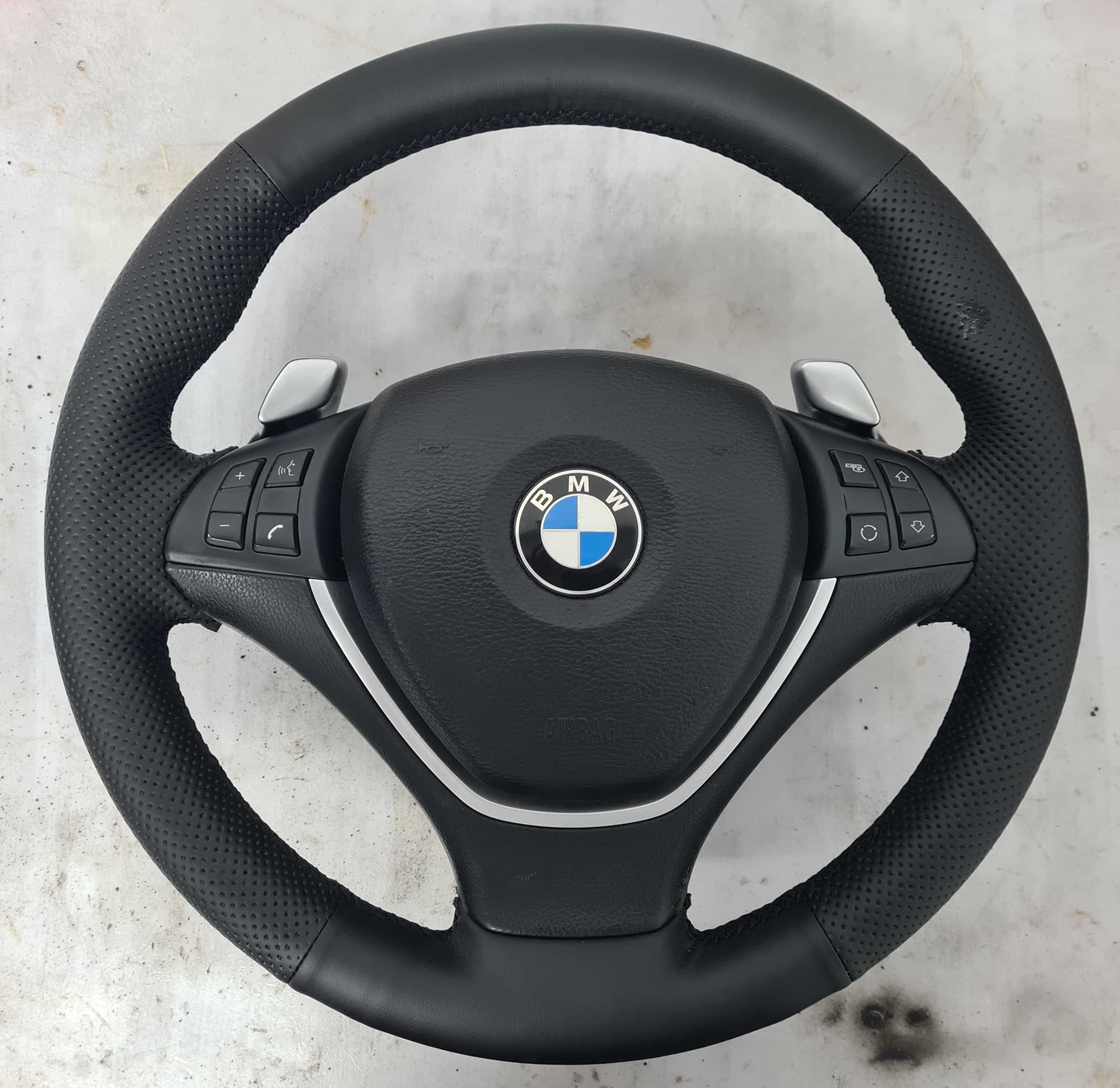 Продавам спортен волан с пера за X5/X6 E70/E71