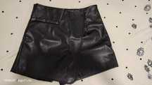 Fusta pantalon piele