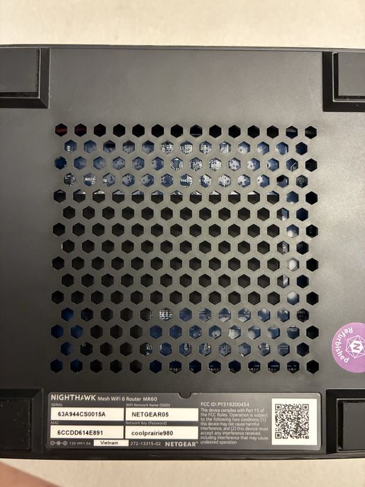 NETGEAR Nighthawk WiFi 6 Mesh – Sistem cu 6 unități (MR60 + 5 × MS60)