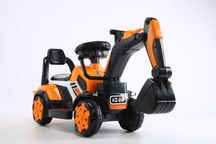 Mini excavator pt. copii, Kinderauto BJXZ216 incarcator manual Yellow