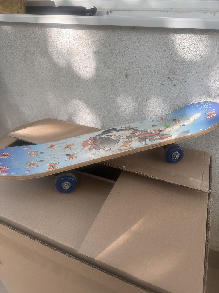 Skateboard copii roti plastic