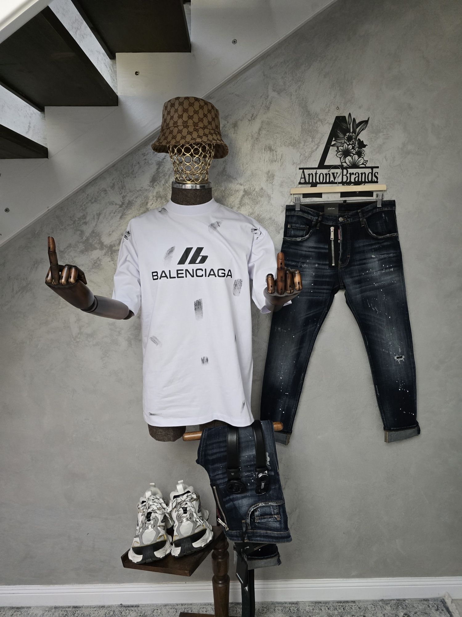 Tricou bărbați Y3, balenciaga, Louis vuitton