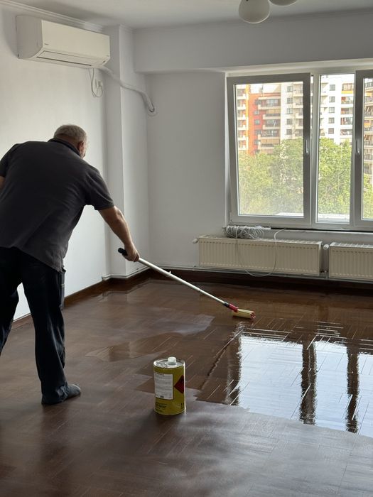 Parchet masiv raschetare scara reconditionare dusumele Ploiesti Buzau