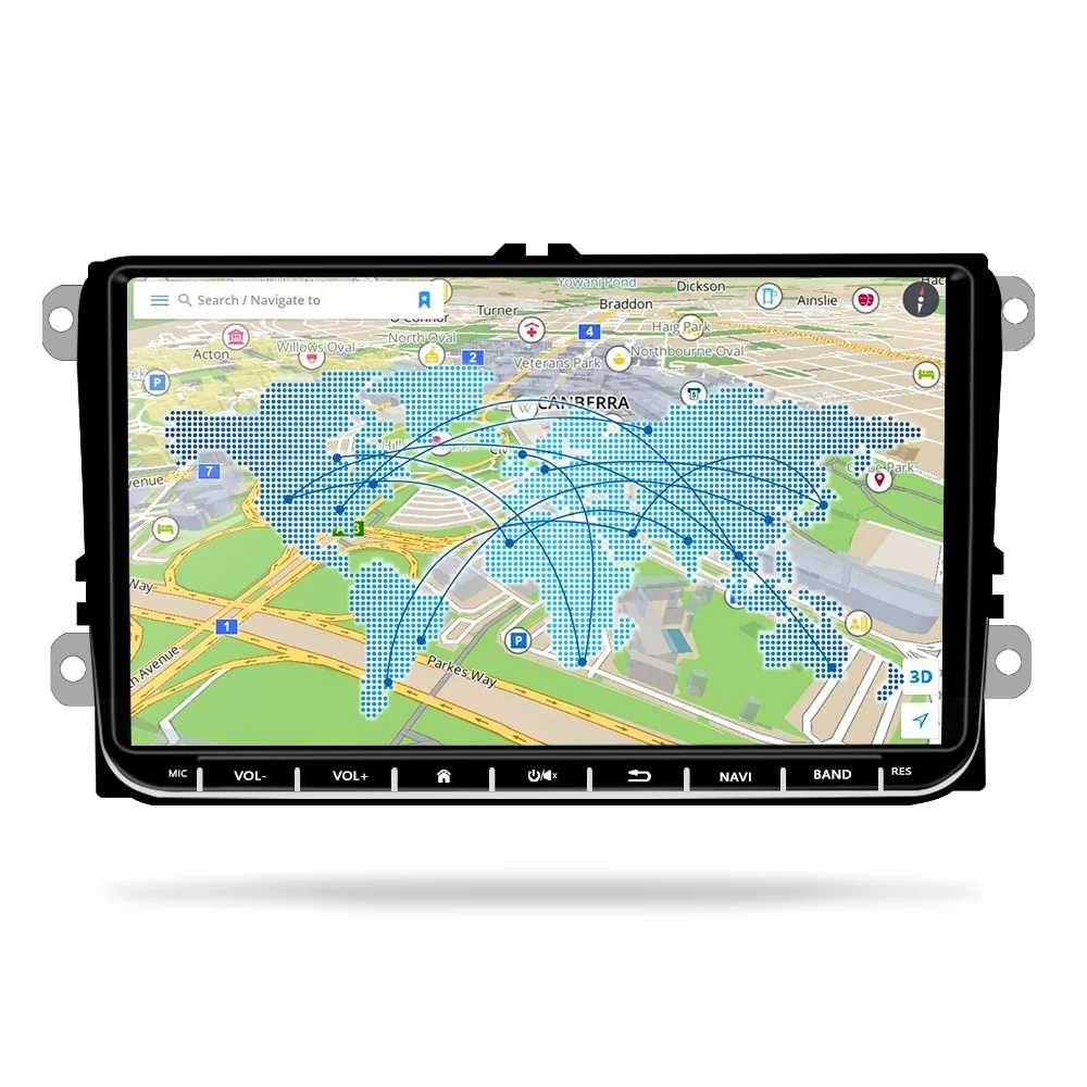 Navigatie Android Dedicata 9Inch 4GB 64 GB,VW/Skoda/Seat/Passat/Golf