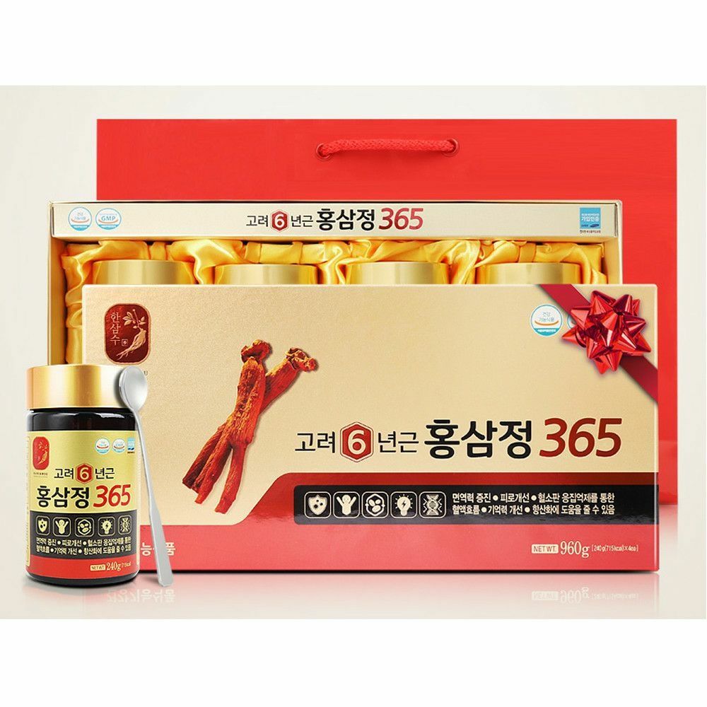 Korea  6 yillik qizil jenshen original va ishonligi