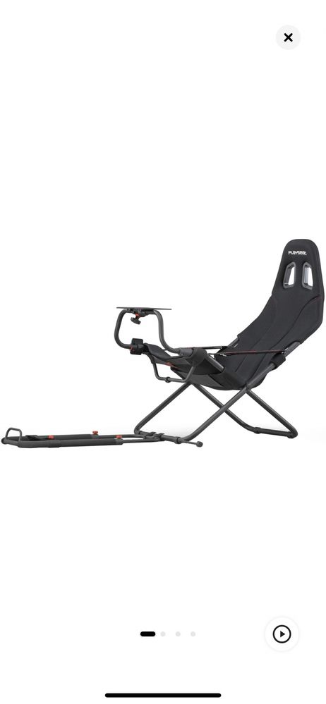 scaun gaming Playseat Cockpit pliabil aproape nou