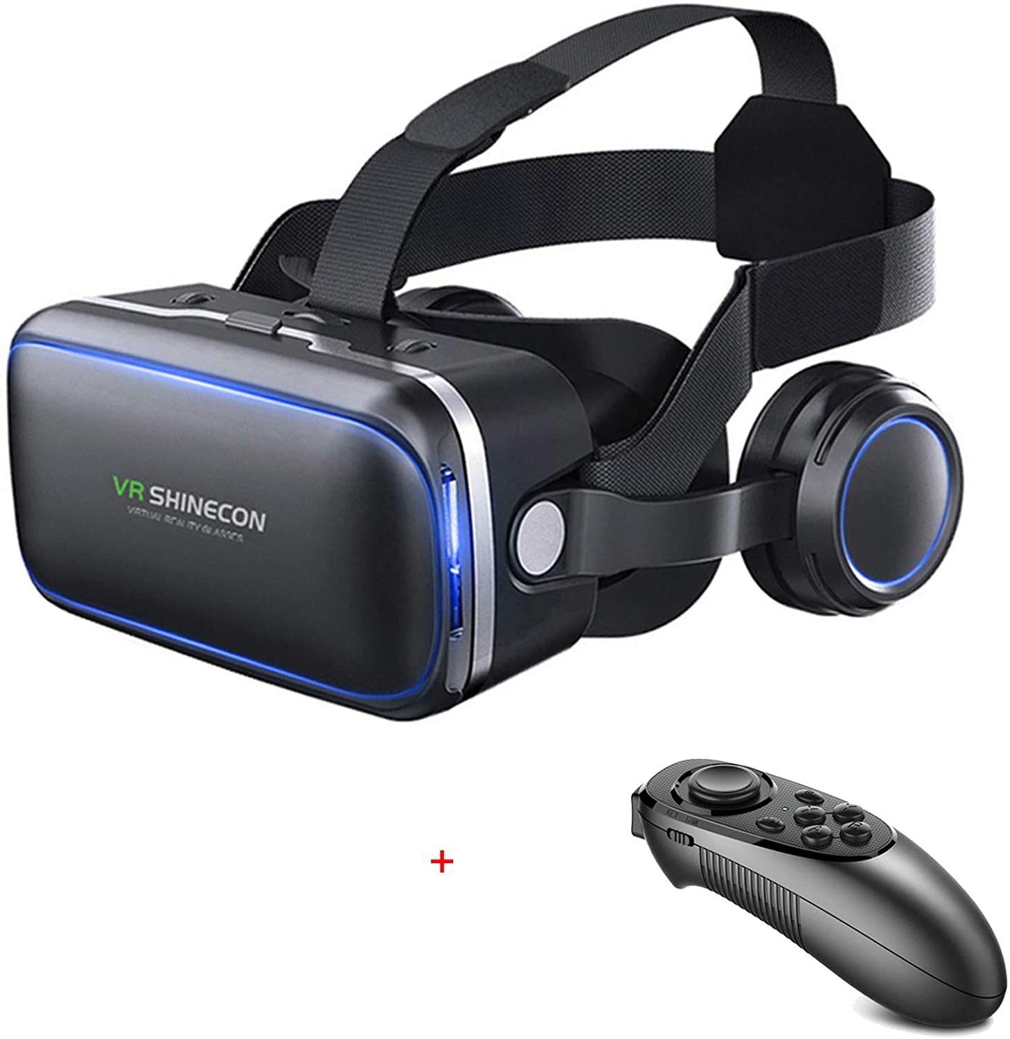 Доставка С пультом Очки виртуальной VR Shinecon G04E VR Box