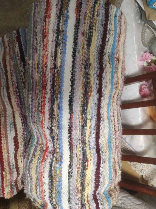 Covor țărănesc Țol, țesut tradițional, 60 cm lățime, PRET PE METRU