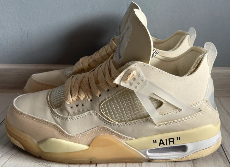 Jordan 4 Off-White Sail