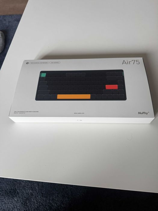 Pachet Tastatura mecanica Nuphy Air75 V2, Bluetooth 5.1, Moss switches