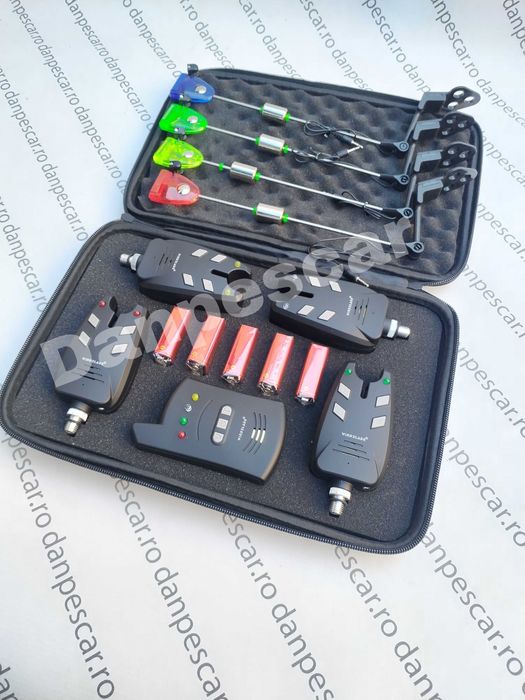 Set 4 Avertizori cu Statie Wind Blade 526 cu penar si 4 swingeri mk2