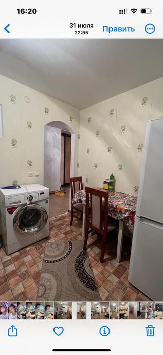 Сдам 1 комнатную квартиру на длительный срок 70000 тг÷ комуслуга