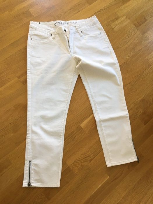 jeans alb Esprit CA 94107 21/04, pentru femei, nou, cu eticheta