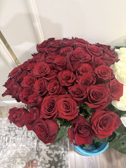 Букет красных роз