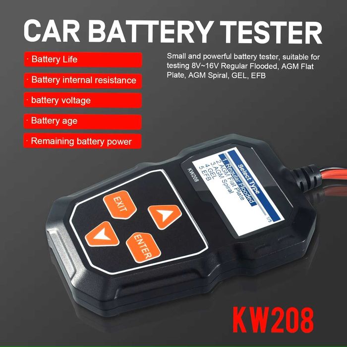 Tester baterii profesional