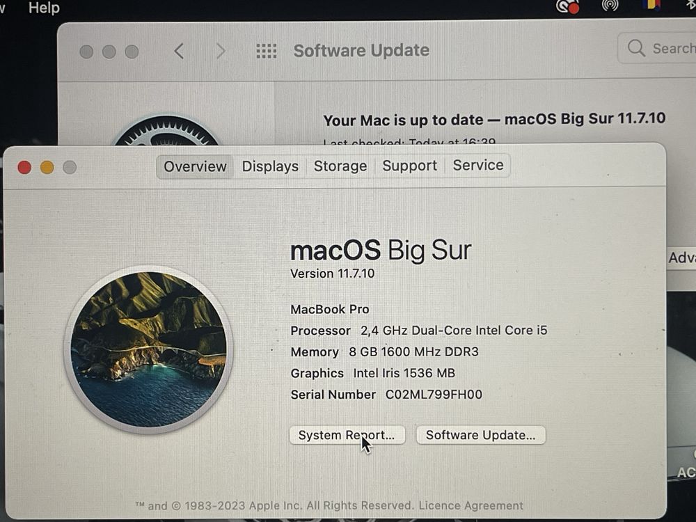 Apple macbook pro 2013 late