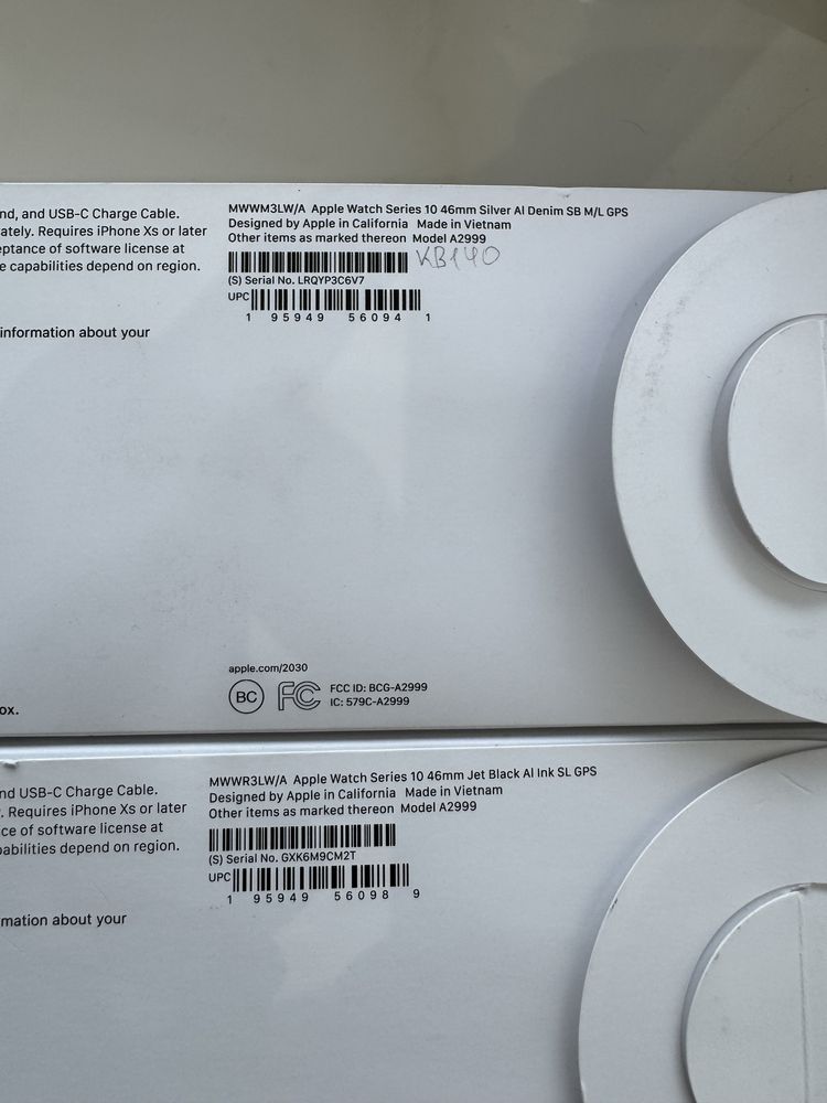 Apple watch 10/46 mm 100%