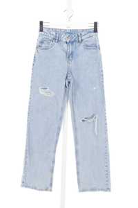 Blugi Noi, drepti Mom Jeans cu rupturi, model foarte frumos,