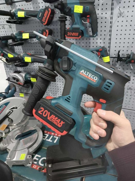 Бесщеточный аккумуляторный перфоратор ALTECO CRH 18-20 Li SDS-Plus