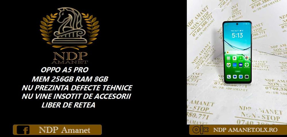 NDP Amanet Calea Mosilor 298 OPPO A5 PRO (36383)