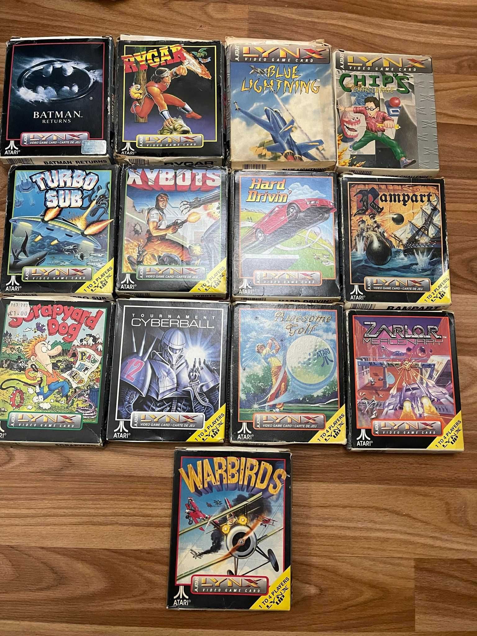 Jocuri Colectie / retro / rare ATARI LYNX la cutie CIB diverse titluri